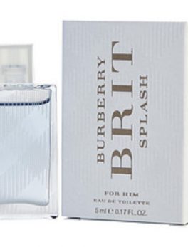 Burberry Brit Splash Edt .17 Oz Mini For Men