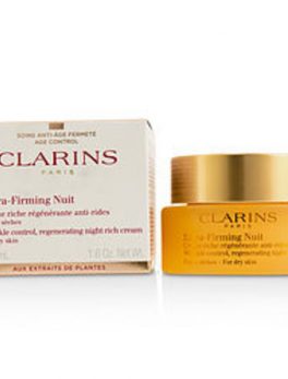 Clarins Extra-firming Nuit Wrinkle Control, Regenerating Night Rich Cream - For Dry Skin --50ml/1.6oz For Women