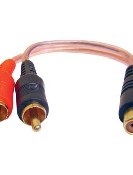DB Link XLY2MZ X-Series RCA Y-Adapter (1 Female-2 Males)