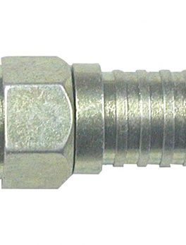 Eagle Aspen 500285 RG6 Zinc-Plated Connectors with O-Ring and Gel, 100 pk