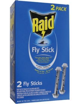 PIC 2PKFSTIK-RAID Jumbo Fly Sticks, 2 pk