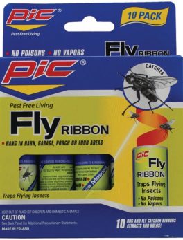 PIC FR10B Fly Ribbon Bug and Insect Catcher, 10 pk