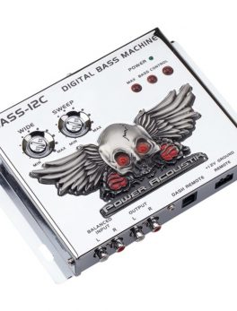 Power Acoustik BASS-12C BASS-12C Digital Bass Machine with Chrome Finish and Subsonic Filter