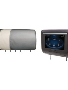Power Acoustik HDVD-94 9" LCD Universal Headrest with IR and FM Transmitters and 3 Interchangeable Skins (DVD Player)