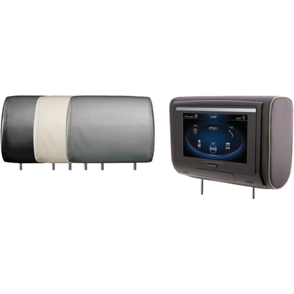 Power Acoustik HDVD-94 9" LCD Universal Headrest with IR and FM Transmitters and 3 Interchangeable Skins (DVD Player)