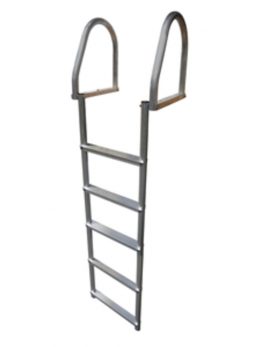 Dock Edge Aluminum 5-Step Eco Flip-Up Dock Ladder - Weld Free