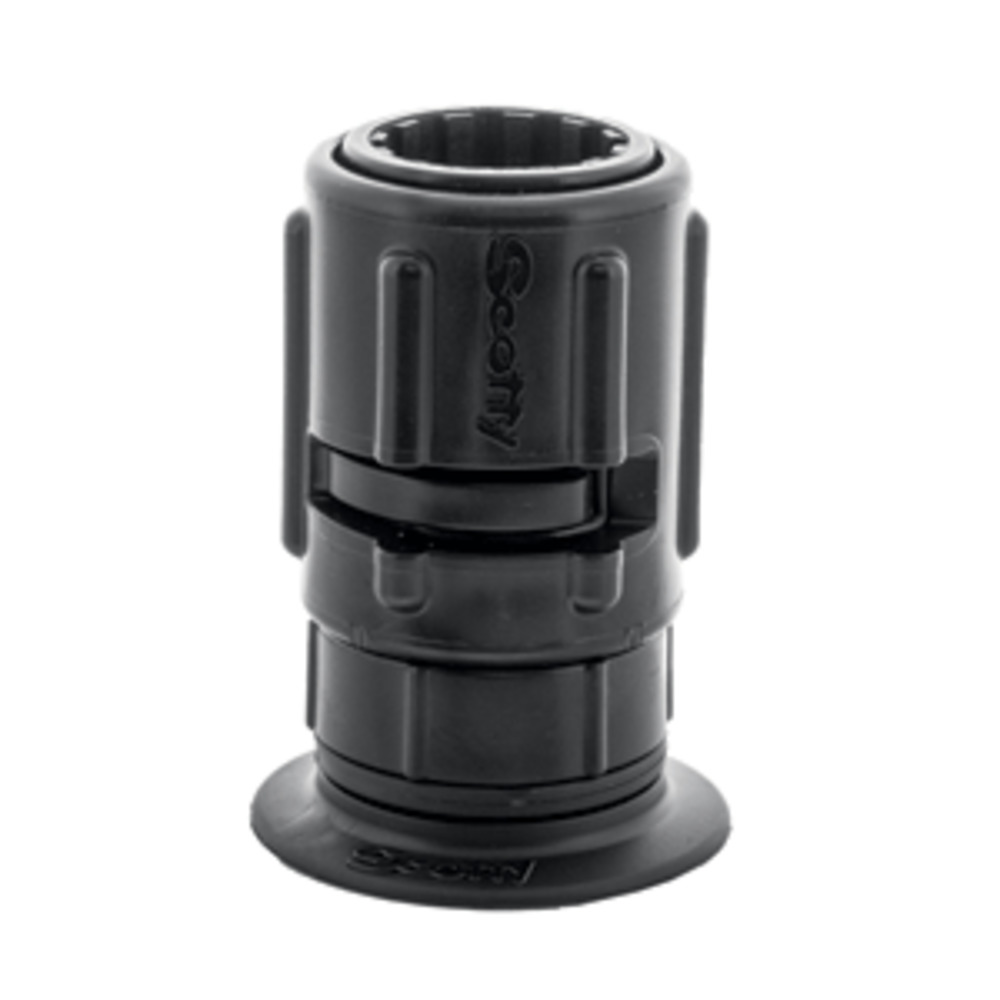 Scotty 445 Stick-On Mount w/Gear-Head Adapter - 2" Pad
