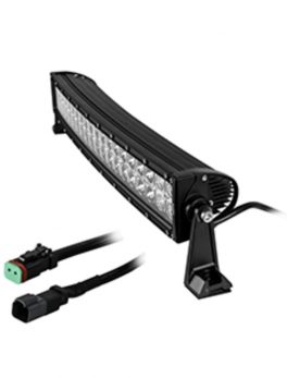 HEISE Dual Row Curved LED Light Bar - 22"