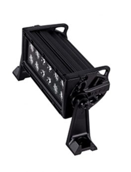 HEISE Dual Row Blackout LED Light Bar - 8"
