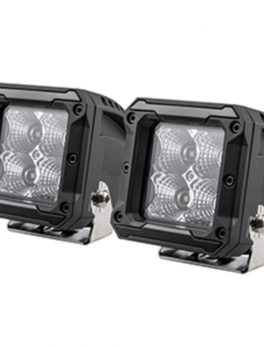 HEISE 4 LED Cube Light - Flood - 3" - 2 Pack