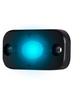 HEISE Auxiliary Accent Lighting Pod - 1.5" x 3" - Black/Blue