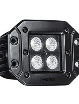HEISE Blackout LED Cube Light - Flush Mount - 3"
