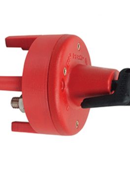 Perko Dual Battery Switch w/Mounting Ring and amp; Legs - Bulkhead Mount