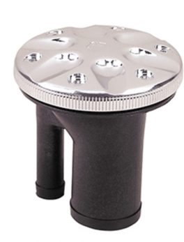 Perko 0591 Vented Fill f/1-1/2" Hose - Straight Neck - Chrome