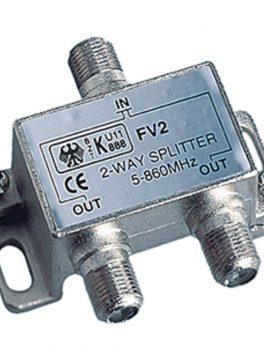 Glomex 2-Way Splitter TV - TV or TV - FM