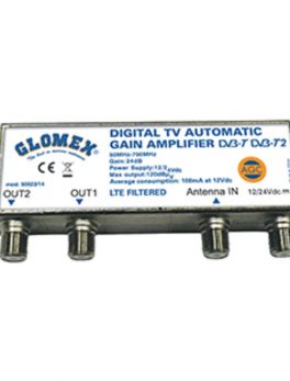 Glomex Auto Gain Control Amp - 12/24VDC f/2 TV Outputs