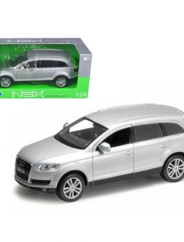 Audi Q7 Silver 1/24 Diecast Car Model by Welly 22481s