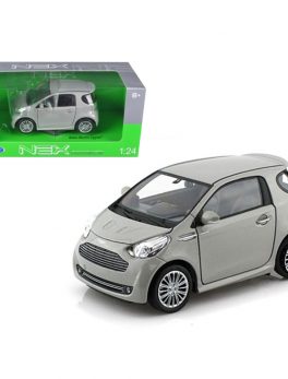 Aston Martin Cygnet Silver 1/24 Diecast Model Car by Welly 24028s
