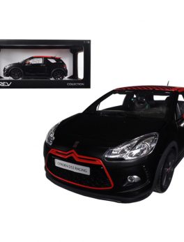2012 Citroen DS3 Racing S.Loeb Matt Black 1/18 Diecast Car Model by Norev 181543