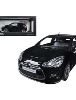 2013 Citroen DS3 A56 Cabrio Black 1/18 Diecast Car Model by Norev NO181545