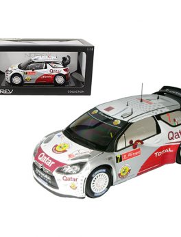 Citroen DS3 #7 WRC Rally Portugal 2012 Al-Attiyah / Bernacchini 1/18 Diecast Car Model by Norev 181558