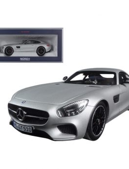 2015 Mercedes AMG GT Silver 1/18 Diecast Model Car by Norev 183495