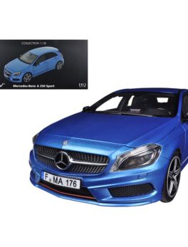 2012 Mercedes A 250 Sport Blue 1/18 Diecast Car Model by Norev 183595