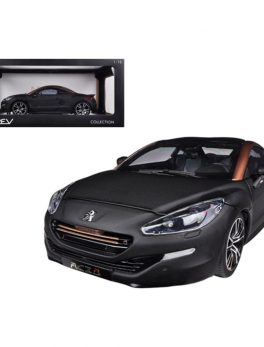 2012 Peugeot RCZ R Black / Gold 1/18 Diecast Car Model by Norev 184785
