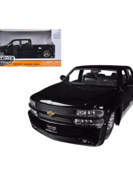 1999 Chevrolet Silverado Dooley Pickup Truck Black 1/24 Diecast Model Car by Jada 90145bk