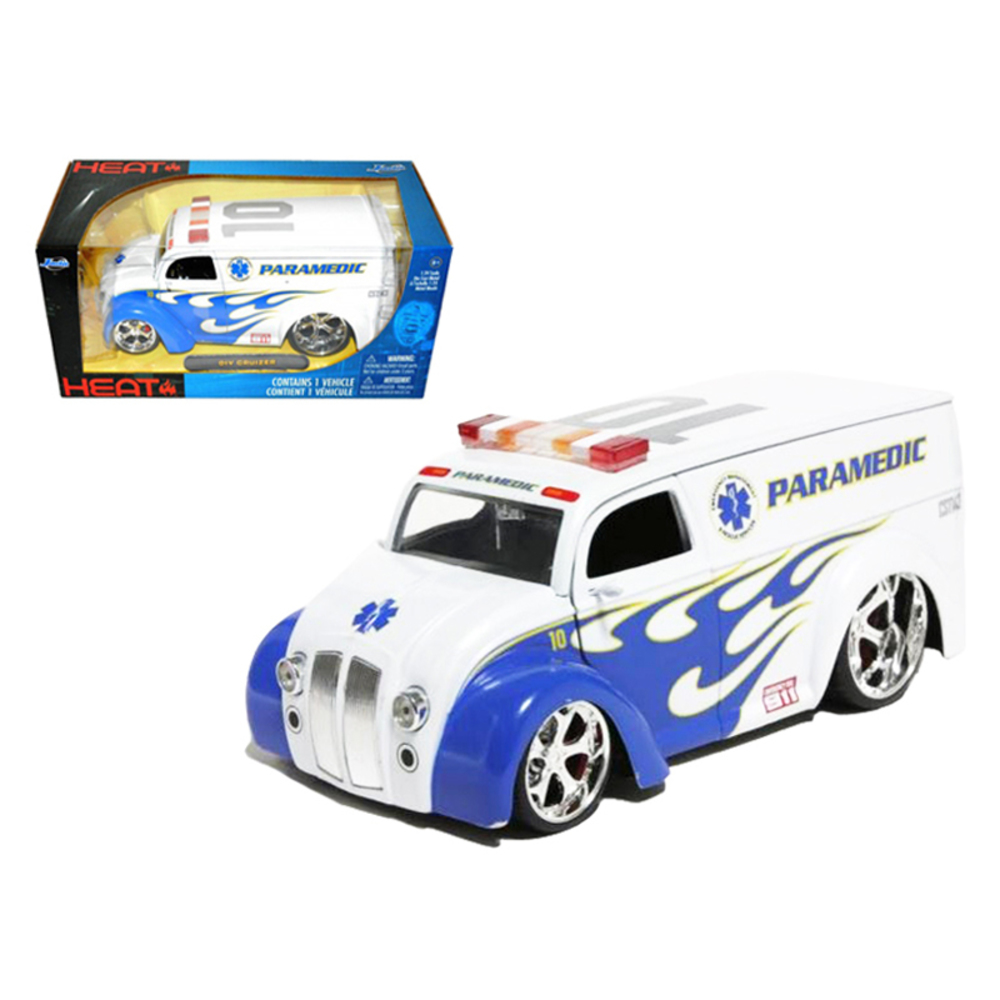 Div Cruiser Bus Paramedics Ambulance 1/24 Diecast Model Car by Jada 96237