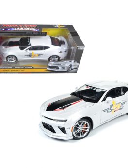 2017 Chevrolet Camaro SS Indy Pace Car 50th Anniversary Limited Edition to 1002pcs 1/18 Diecast Car Model by Autoworld AW236