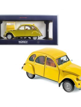 1979 Citroen 2CV 6 Club Mimosa Yellow 1/18 Diecast Model Car by Norev 181496