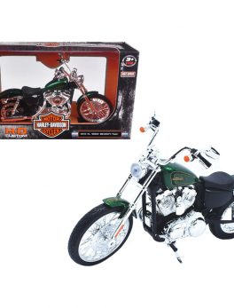 2013 Harley Davidson XL 1200V Seventy Two Green Motorcycle Model 1/12 by Maisto 32335GRN