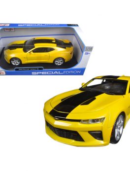 2016 Chevrolet Camaro SS Yellow 1/18 Diecast Model Car by Maisto 31689Y
