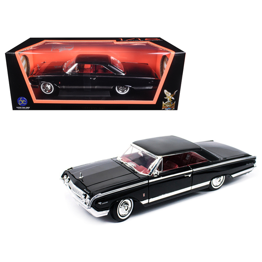 1964 Mercury Marauder Black 1/18 Diecast Model Car by Road Signature 92568BK
