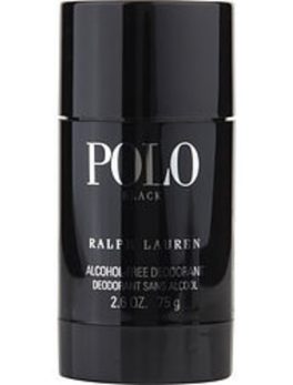 Polo Black Deodorant Stick Alcohol Free 2.6 Oz For Men