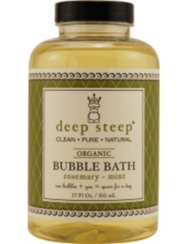 Deep Steep Rosemary-mint Organic Bubble Bath 17 Oz For Anyone