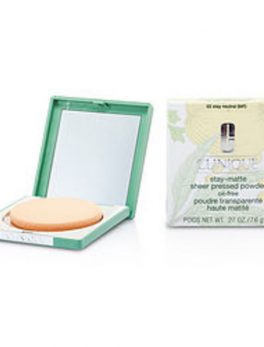 Clinique Stay Matte Powder Oil Free - No. 02 Stay Netural --7.6g/0.27oz For Women