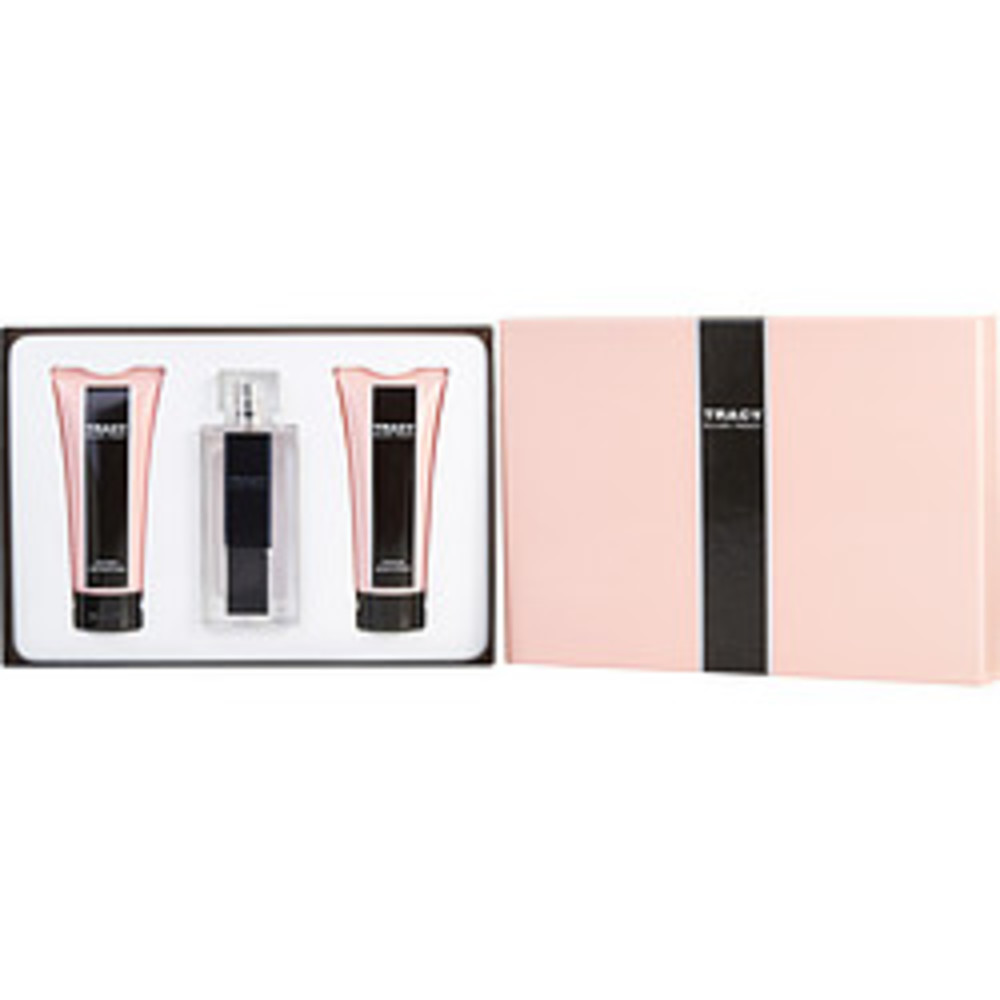 Tracy Eau De Parfum Spray 2.5 Oz (new Bottle Design) and Body Lotion 3.4 Oz and Shower Gel 3.4 Oz For Women