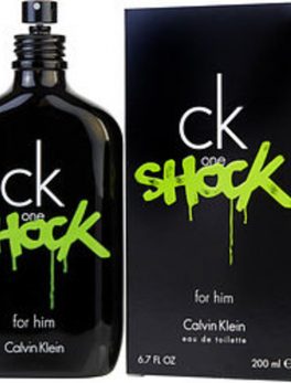 Ck One Shock Edt Spray 6.7 Oz For Men
