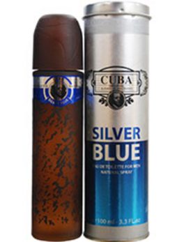 Cuba Silver Blue Edt Spray 3.3 Oz For Men