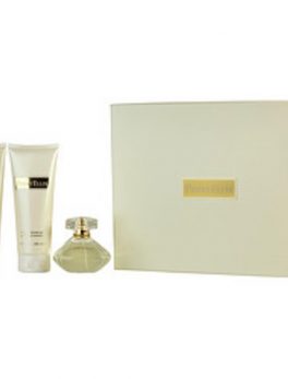 Perry Ellis (new) Eau De Parfum Spray 3.4 Oz and Body Lotion 6.7 Oz and Shower Gel 6.7 Oz For Women