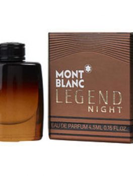 Mont Blanc Legend Night Eau De Parfum .15 Oz Mini For Men