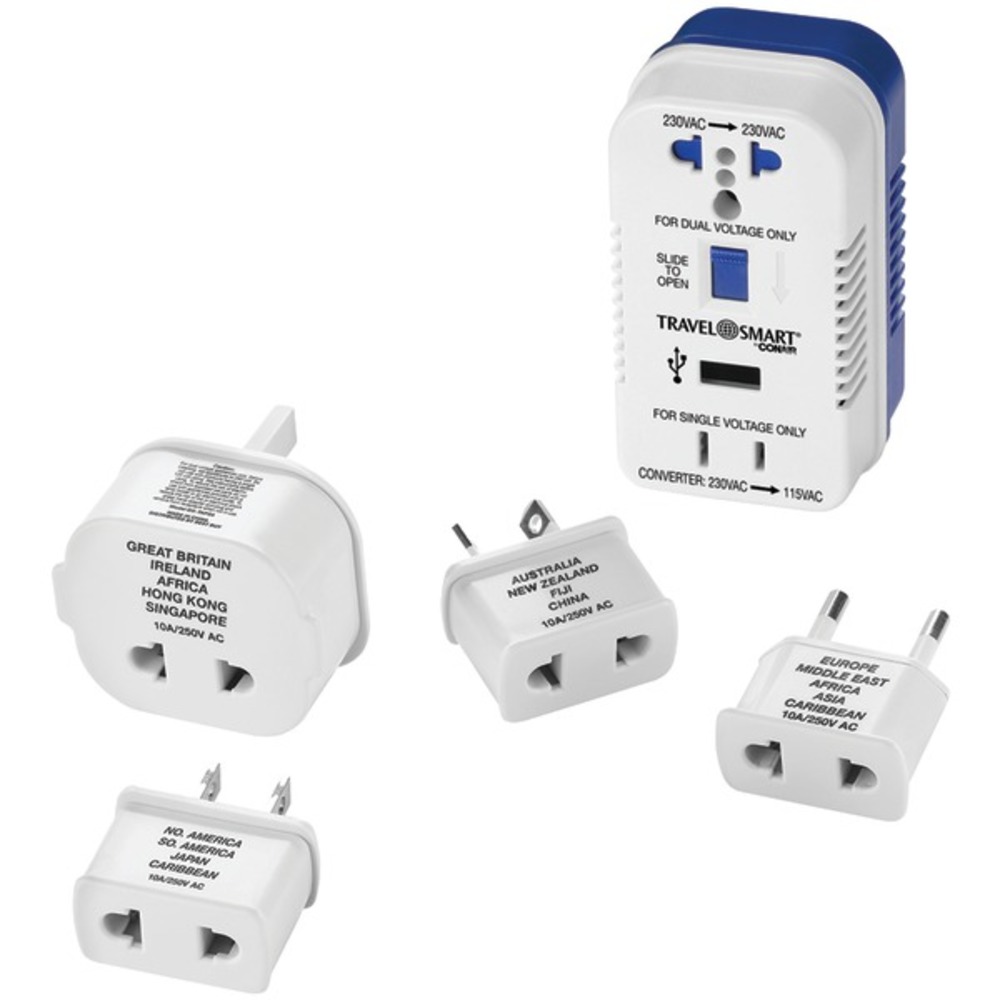 Travel Smart TS703X 2-Outlet, 1,875-Watt Converter for Single- and Dual-Voltage Appliances