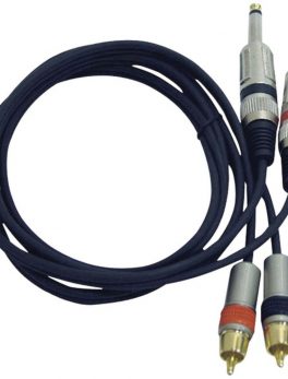 Pyle Pro PPRCJ05 Dual Professional Audio Link Cable, 5ft