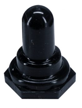 Paneltronics Toggle Switch Boot - 5/8" Hex Nut - Black