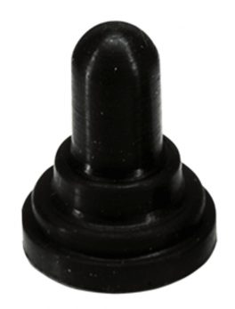 Paneltronics Toggle Switch Boot - 23/32" Round Nut - Black f/Toggle Switch
