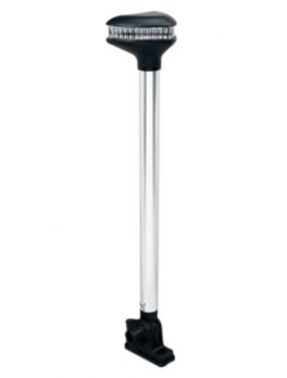 Perko Stealth Series - L.E.D. Fold Down White All-Round Light - Vertical Mount - 13-3/8"