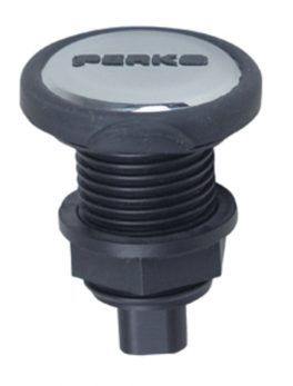 Perko Mini Mount Plug-In Type Base - 2 Pin - Chrome Plated Insert
