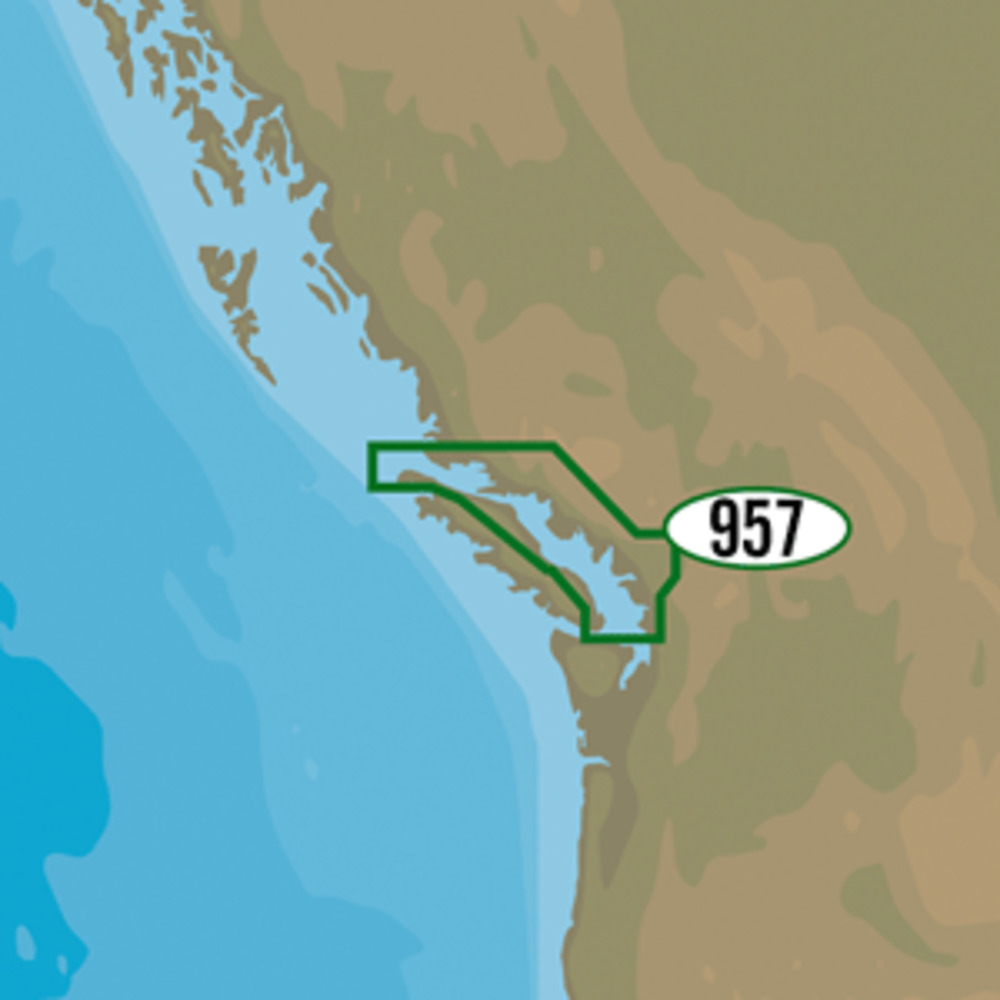 C-MAP MAX-N+ NA-Y957 - San Juan Islands to Nigei Island